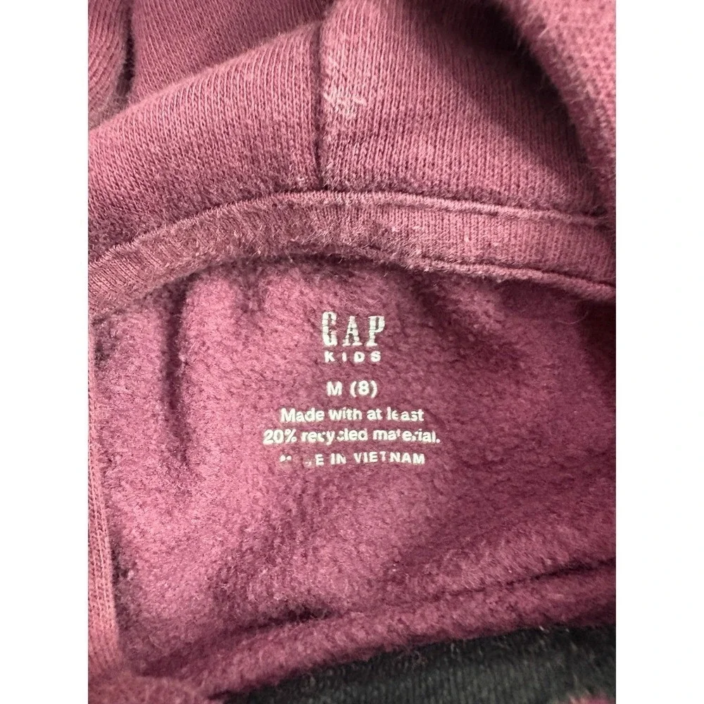 Kids Gap Arch Logo Hoodie size 8